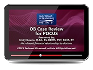 CME - OB Case Review for POCUS